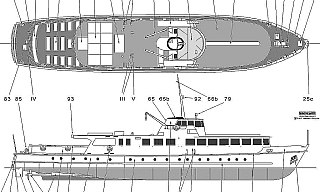 Plan PassengerShip Lilla Veneda